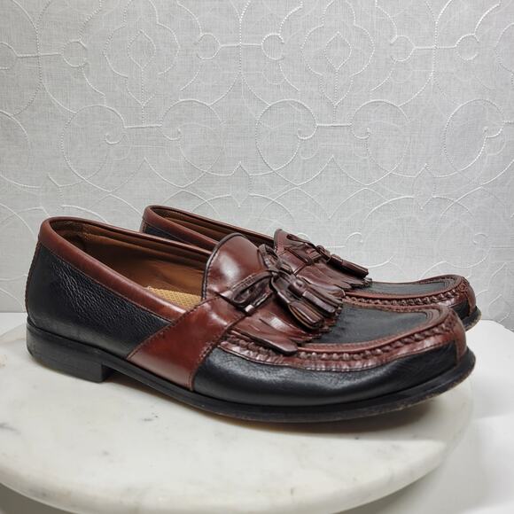 Johnston & Murphy Aragon II Kiltie Tassel Loafers Mens 11.5 Black Brown Leather main image 15